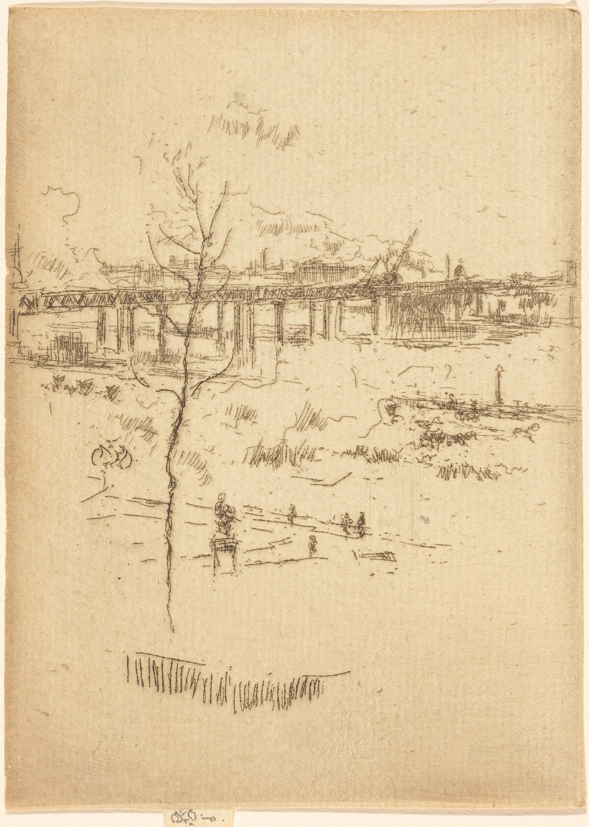 Charing Cross Railway-Bridge by James McNeill Whistler