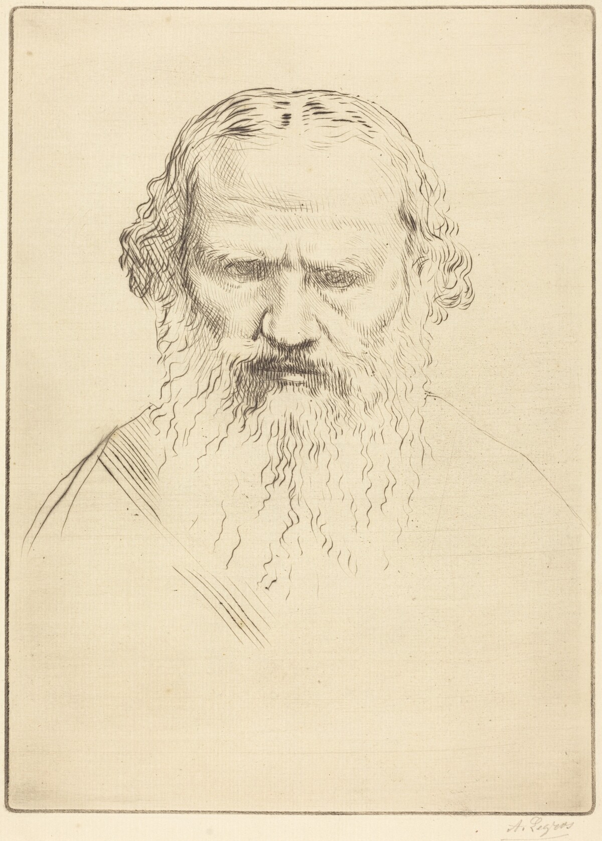 Tolstoy by Alphonse Legros