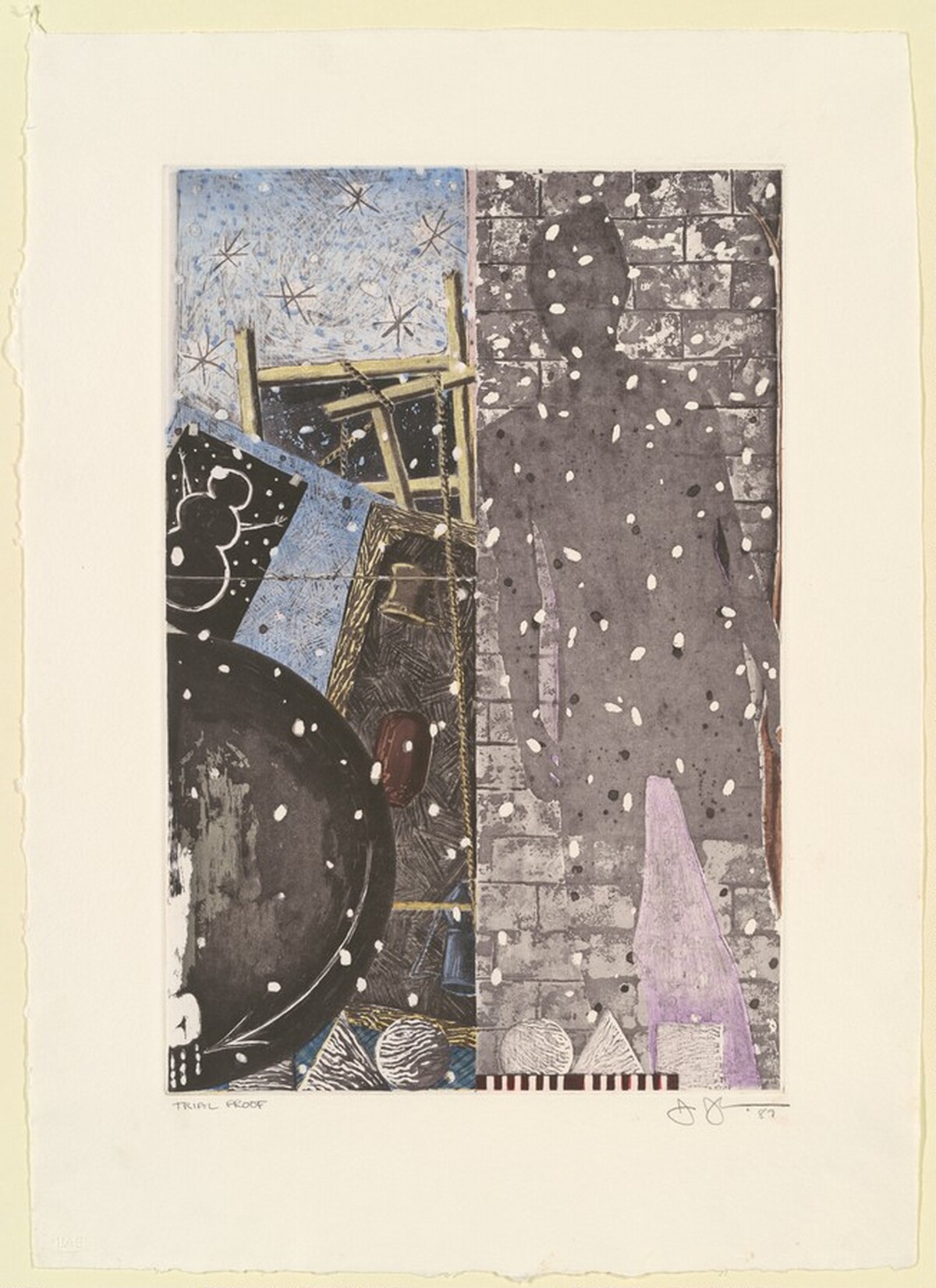 The Seasons (Winter) [trial proof] by Jasper Johns