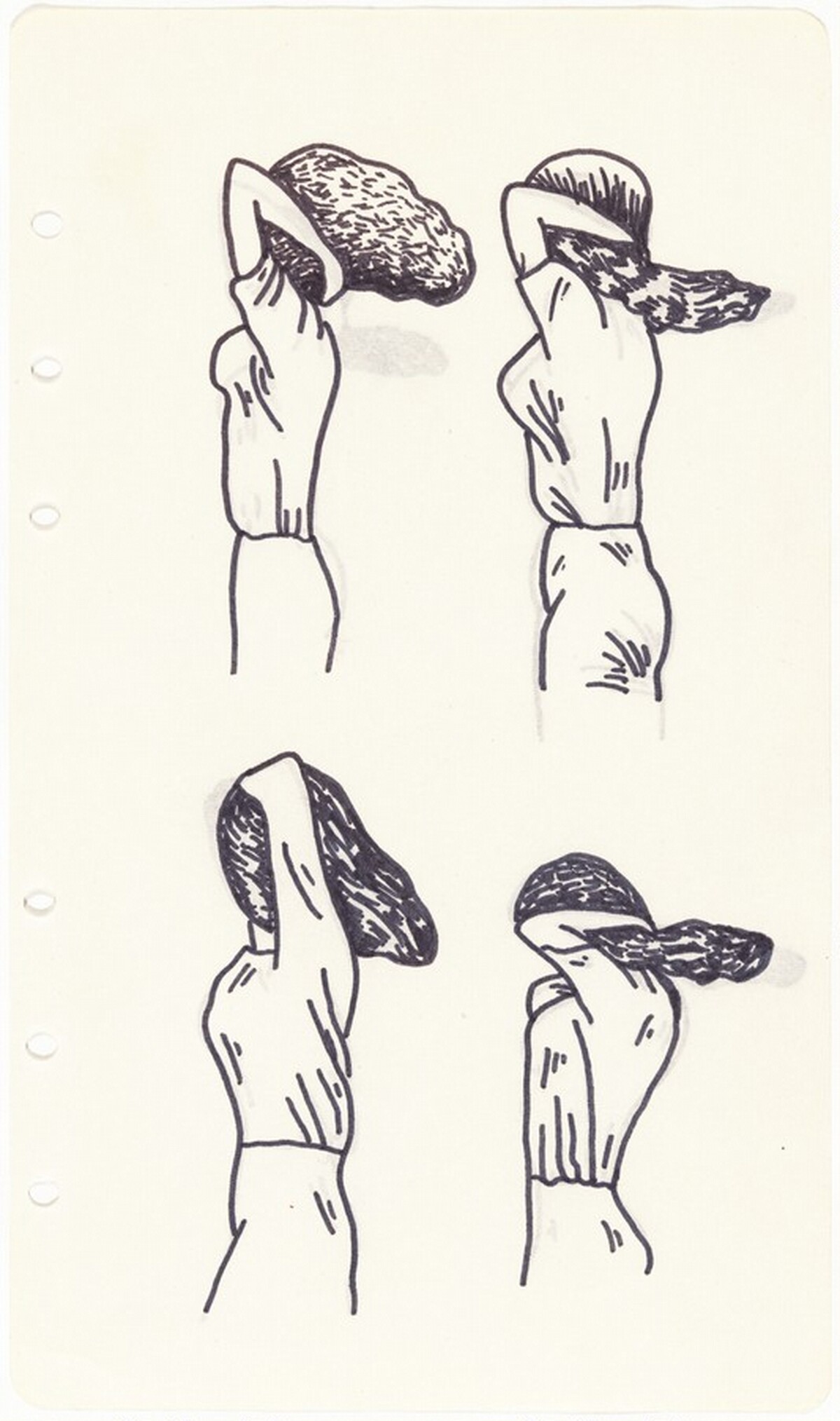 Untitled (four figures) [recto] by Christina Ramberg
