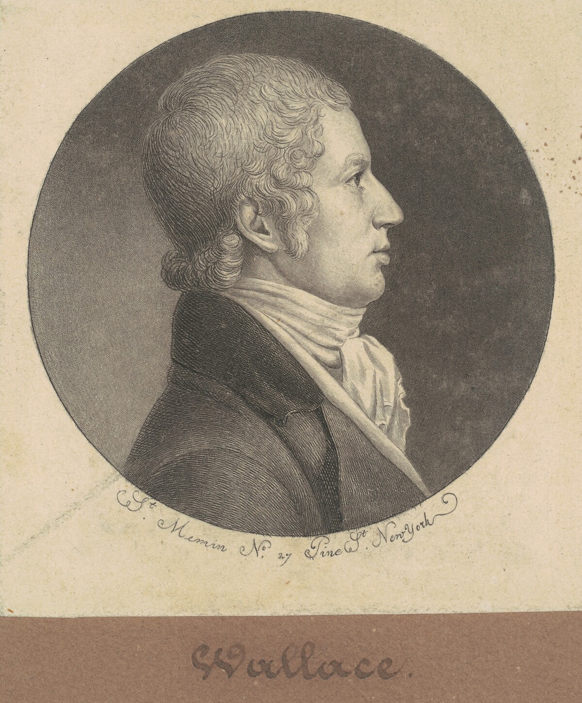 Wallace by Charles B. J. Févret de Saint-Mémin