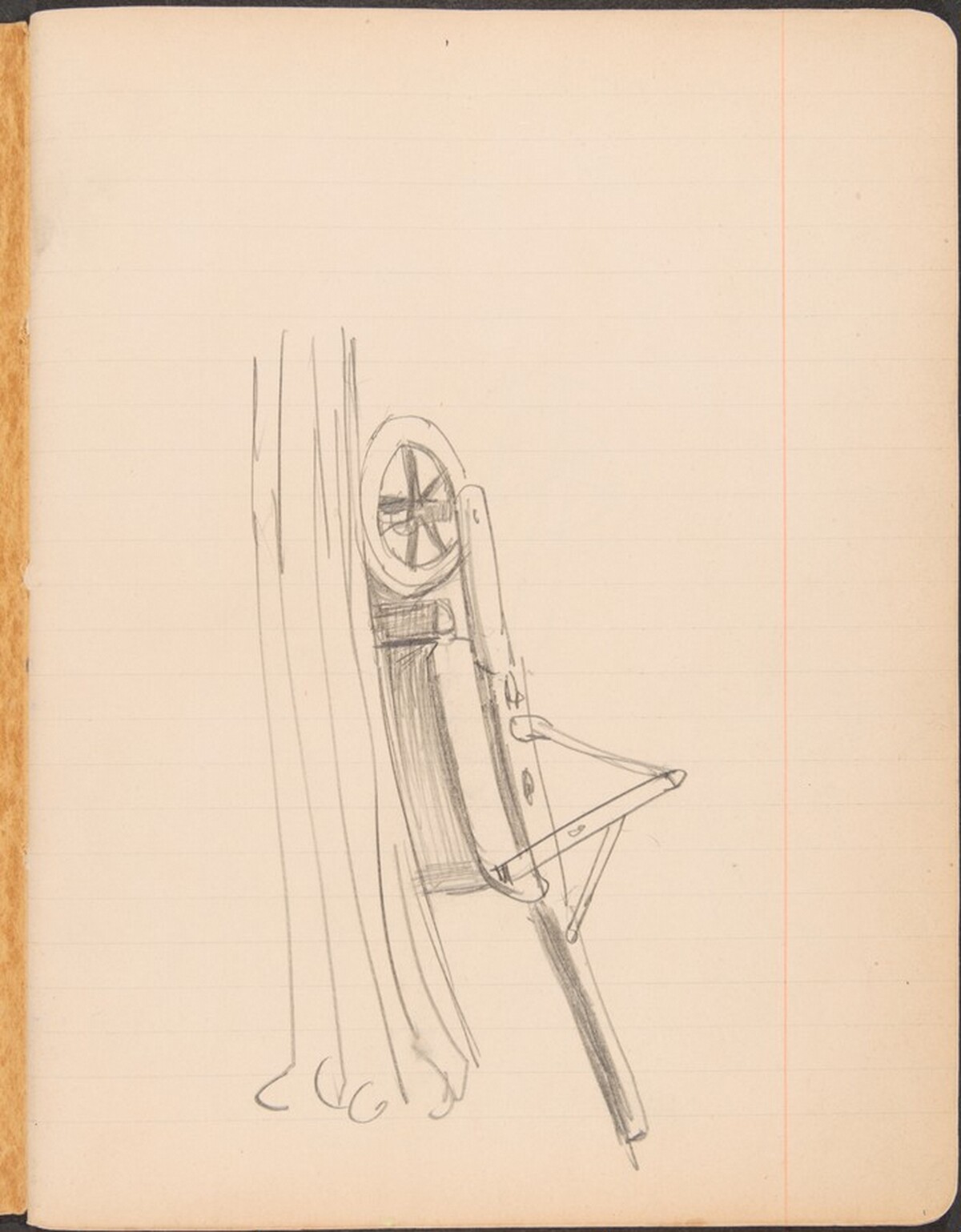 umgekippter Schubkarren (Tilted Wheelbarrow) [p. 1] by Max Beckmann