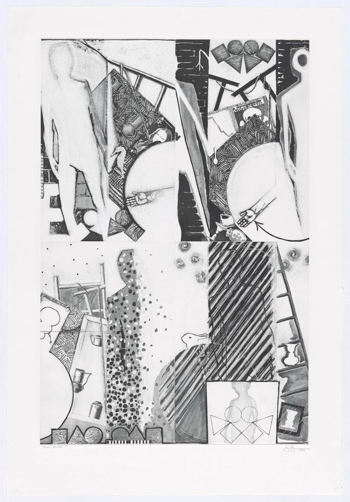 The Seasons [trial proof F] by Jasper Johns