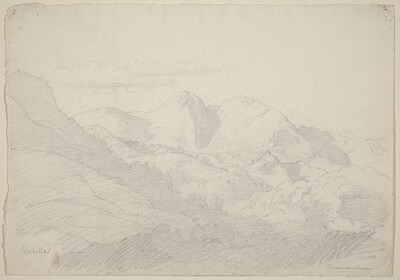 The Sabine Hills and Rocca Santo Stefano Seen from Civitella