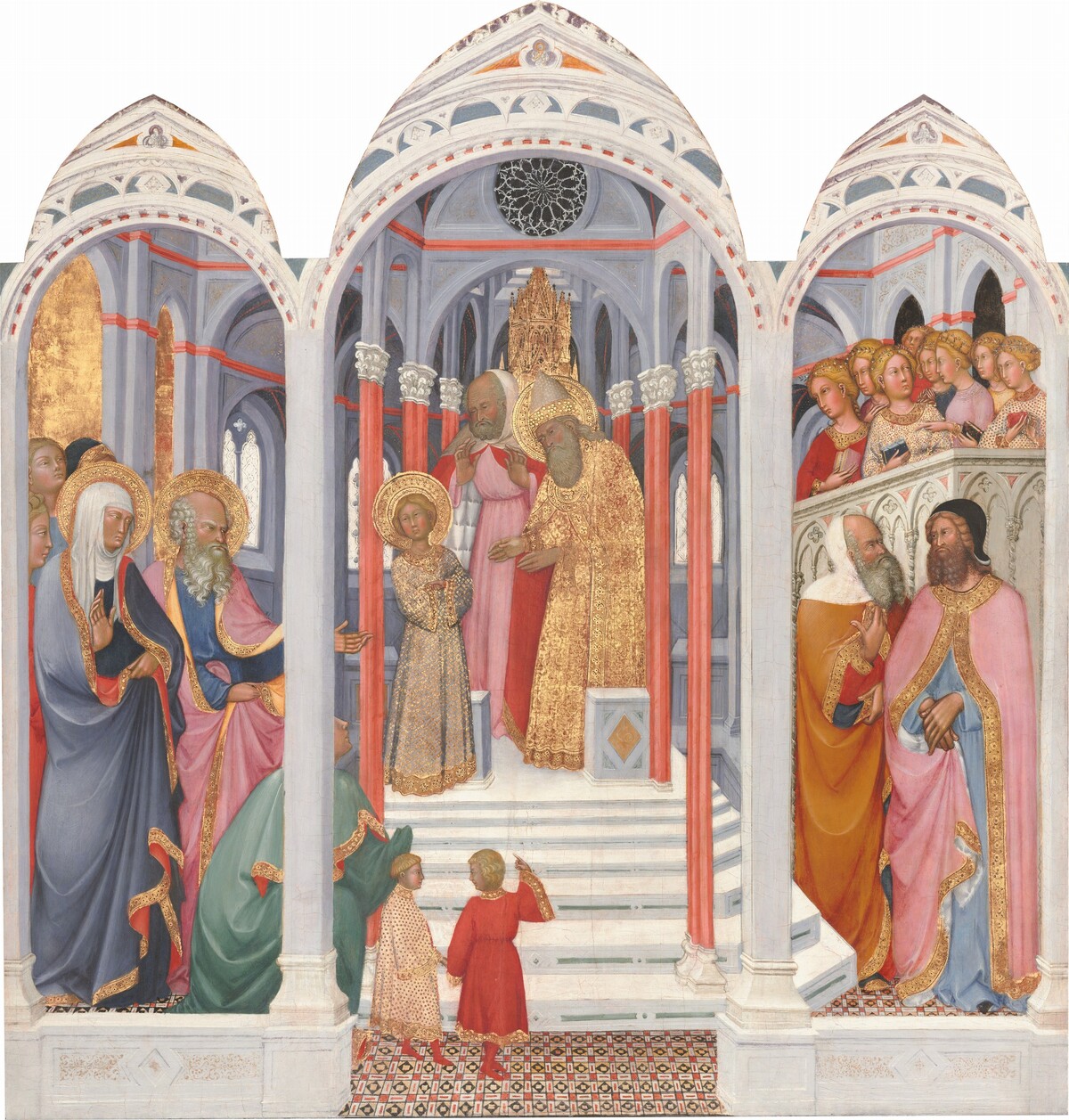 The Presentation of the Virgin in the Temple by Paolo di Giovanni Fei