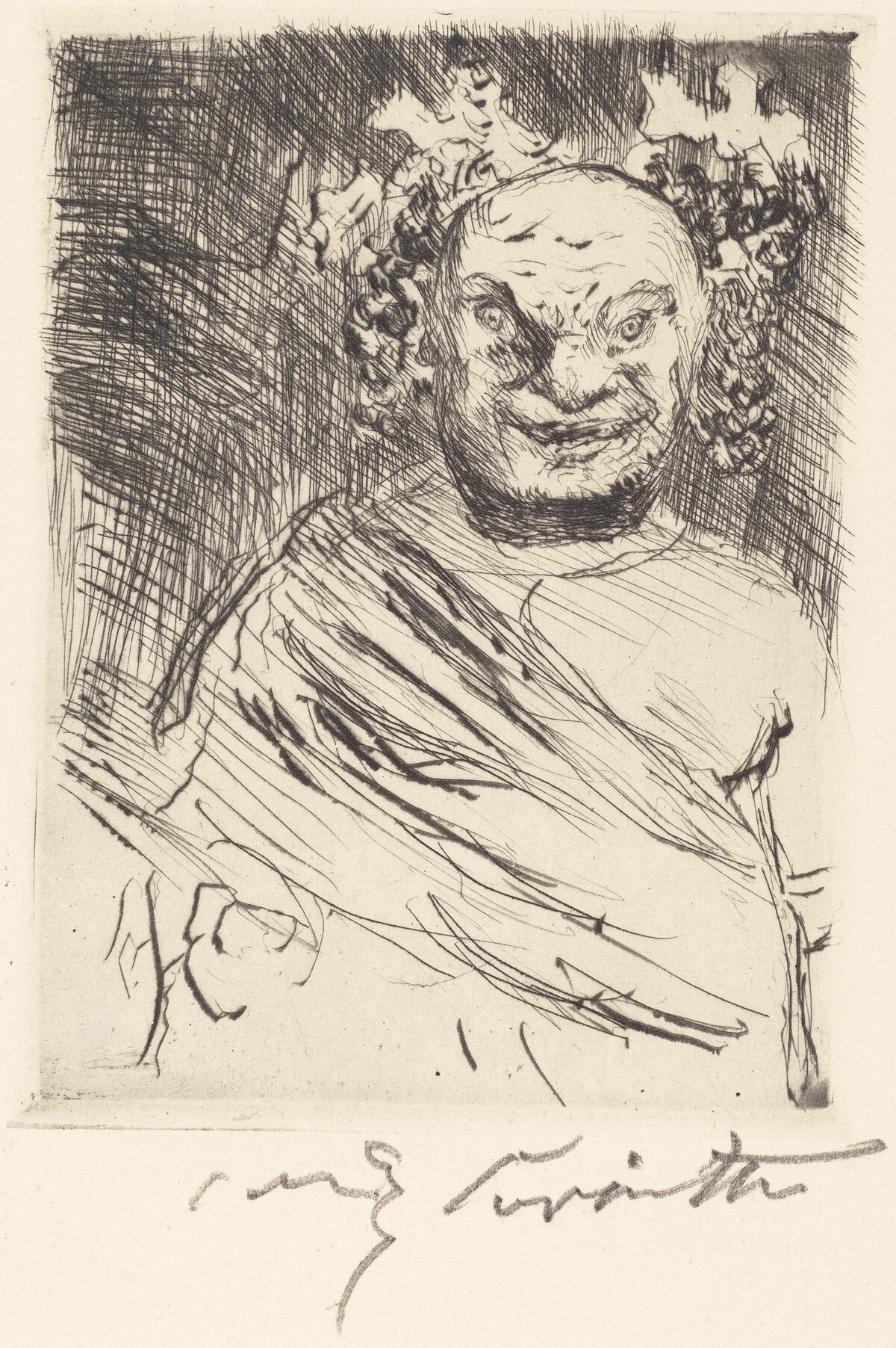 Das Gastmahl des Trimalchio: pl. I (The Banquet of Trimalchio: pl. I) by Lovis Corinth