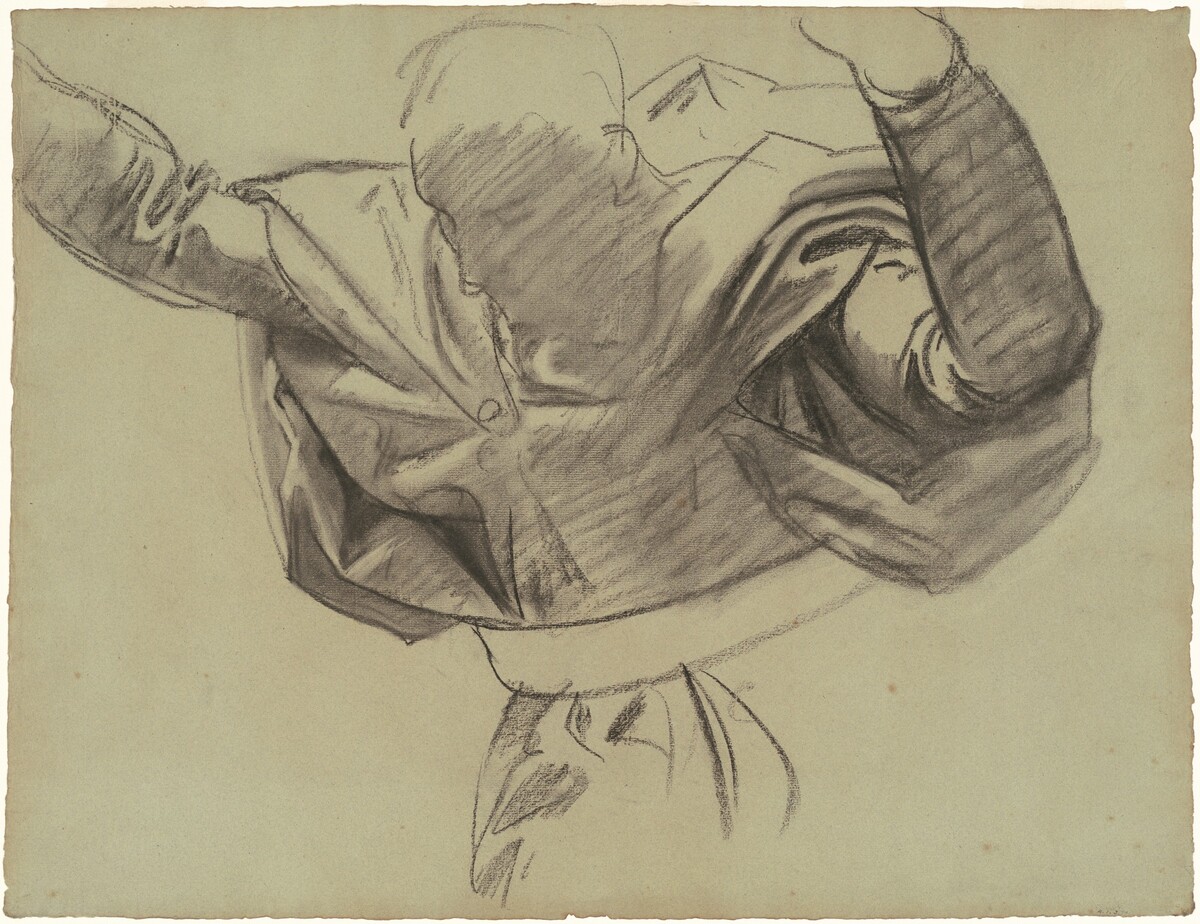 Study for "Handmaid of the Lord" by John Singer Sargent