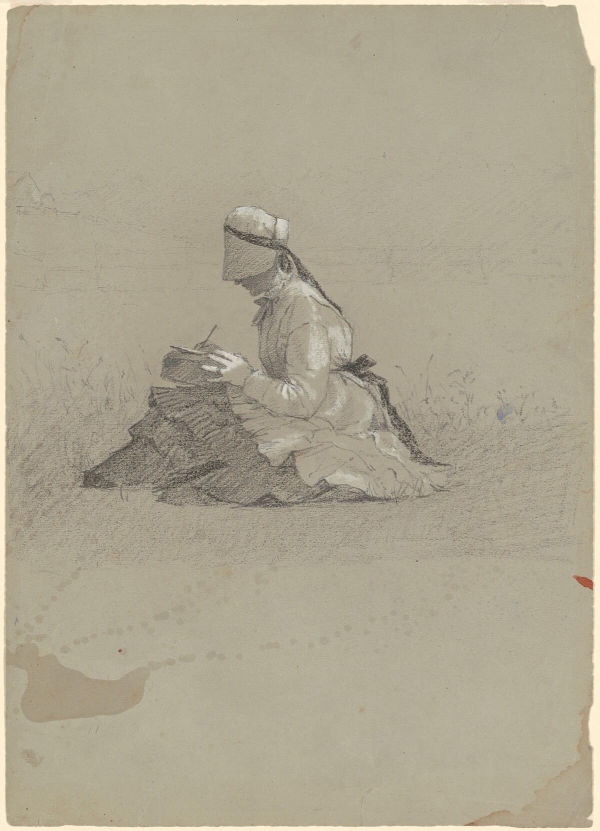 Young Lady Writing by Enoch Wood Perry, Jr.