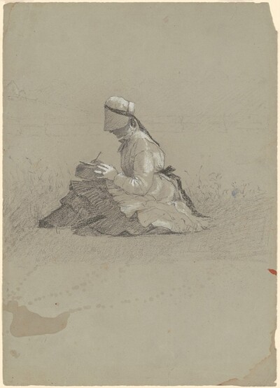 Young Lady Writing