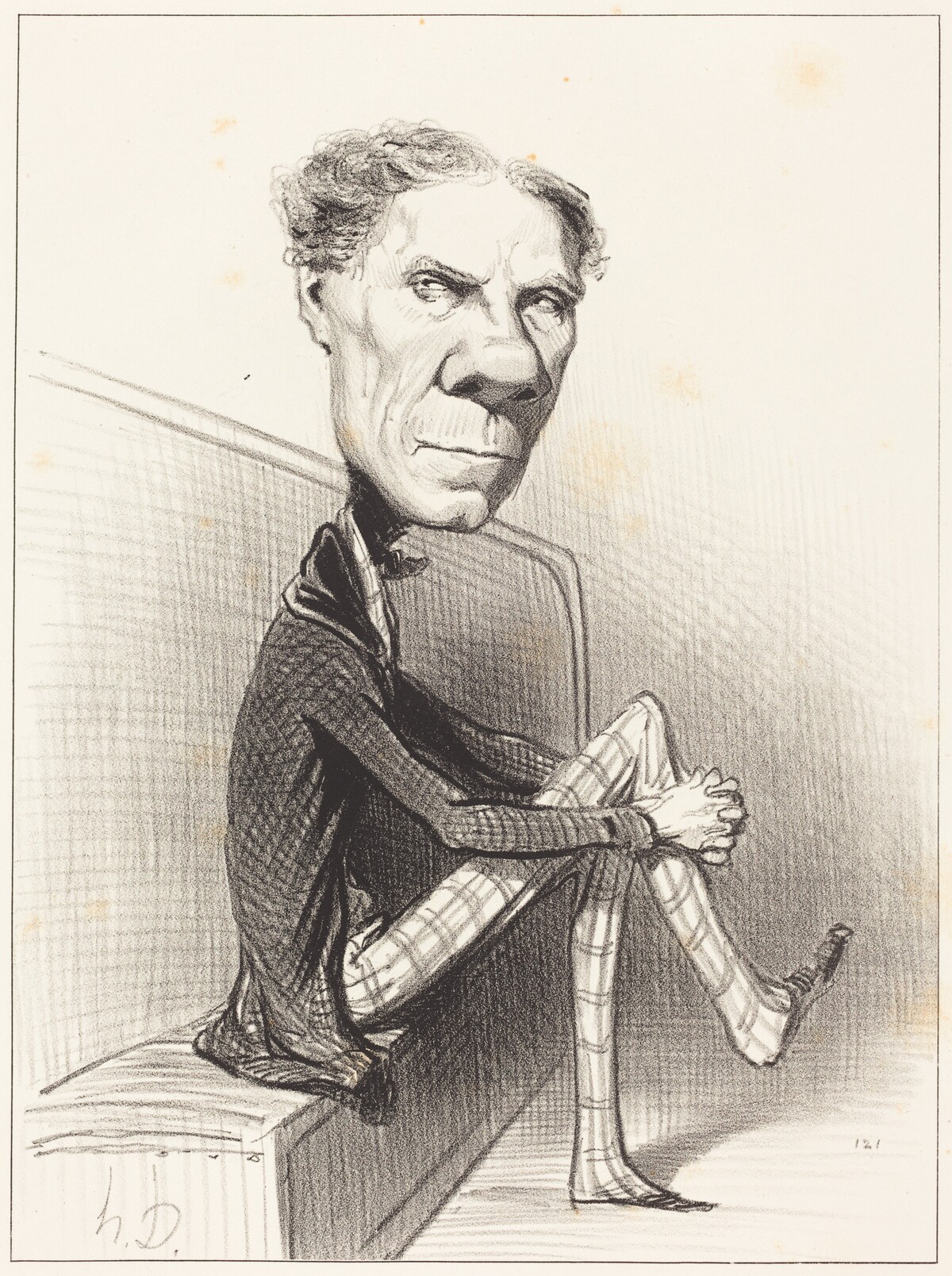 R.P.L. Ségur d'Aguesseau by Honoré Daumier