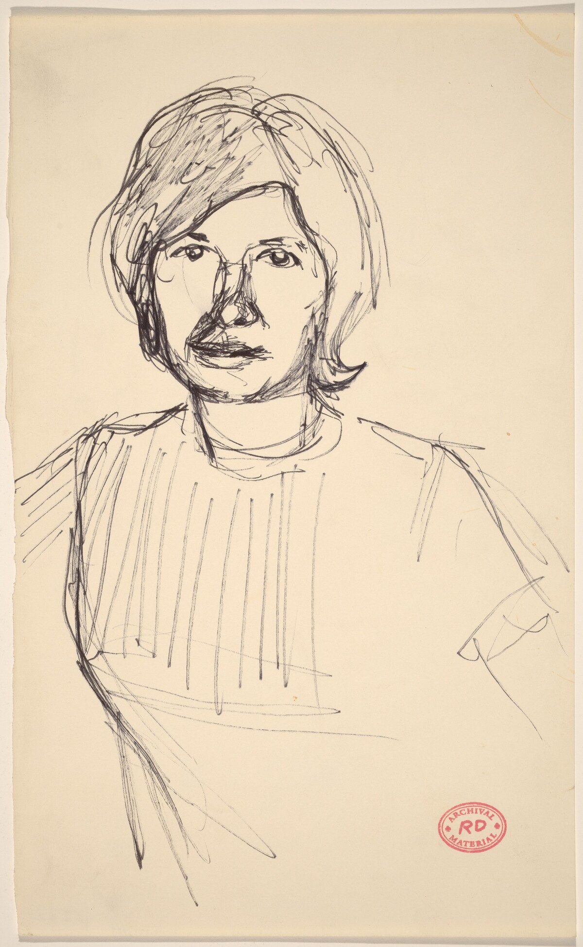 Untitled [portrait] by Richard Diebenkorn