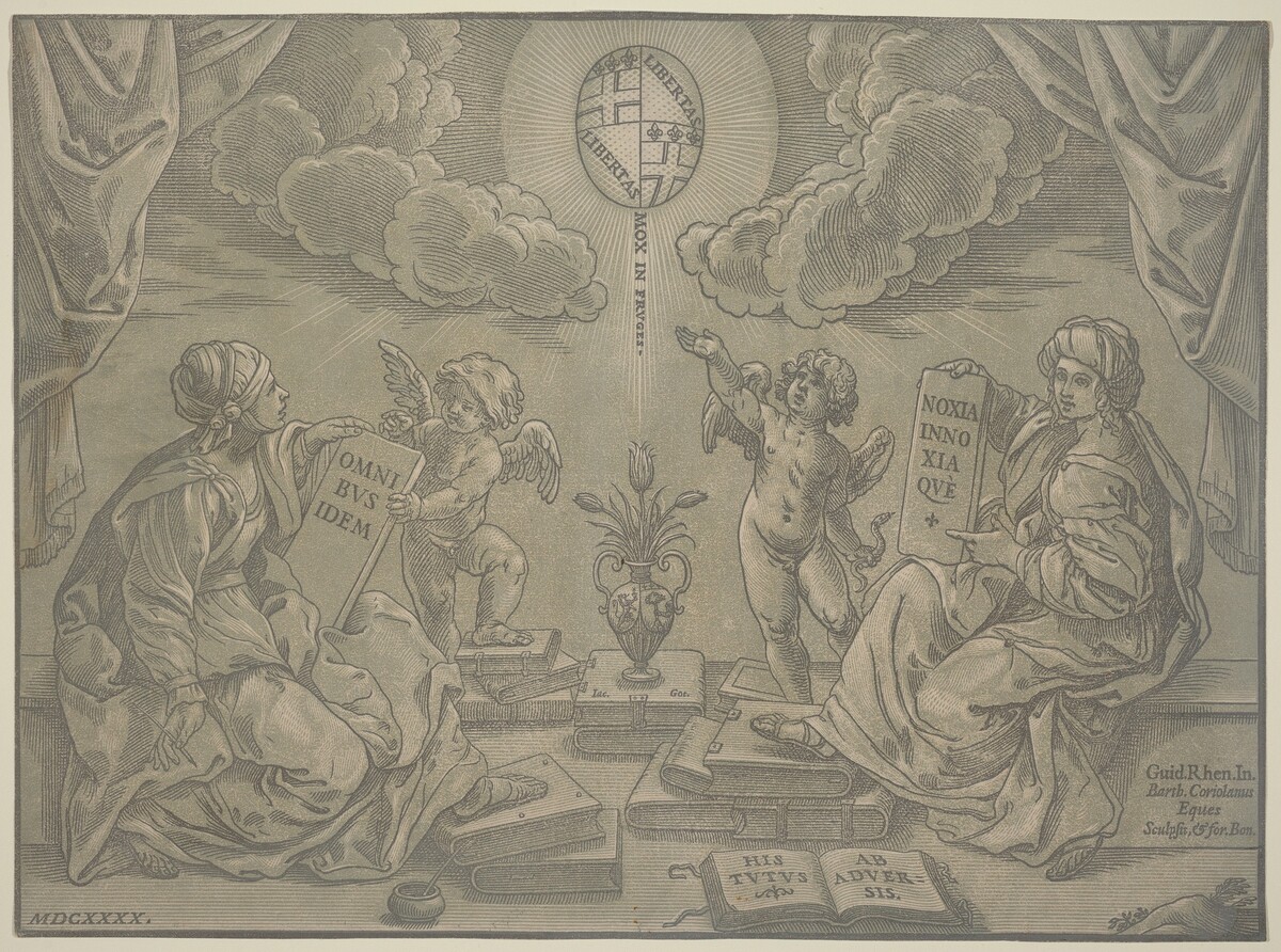 Thesis by Bartolomeo Coriolano after Guido Reni