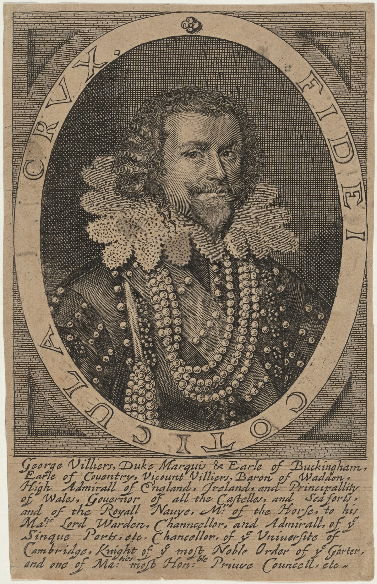 George Villiers, 1st Duke of Buckingham by William Faithorne