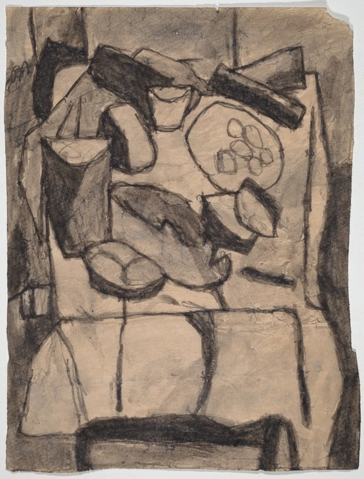 Still Life on a Table by James Castle