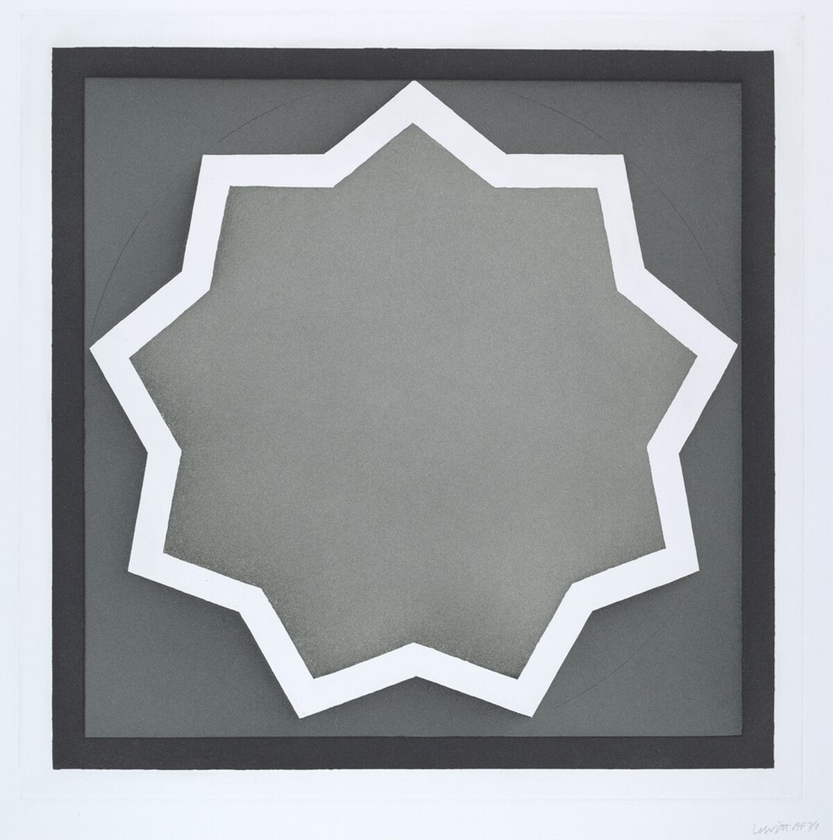Stars-Light Center: 9 Point by Sol LeWitt