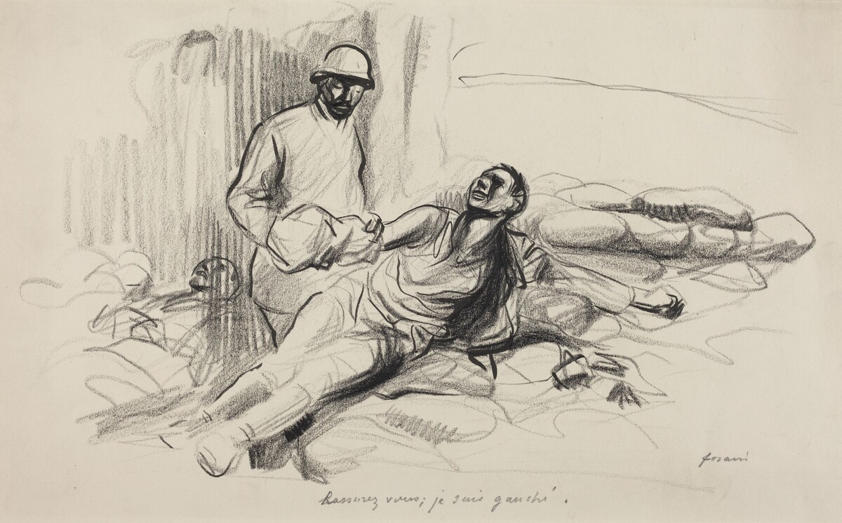 Rassurez vous; je suis gauché. by Jean-Louis Forain