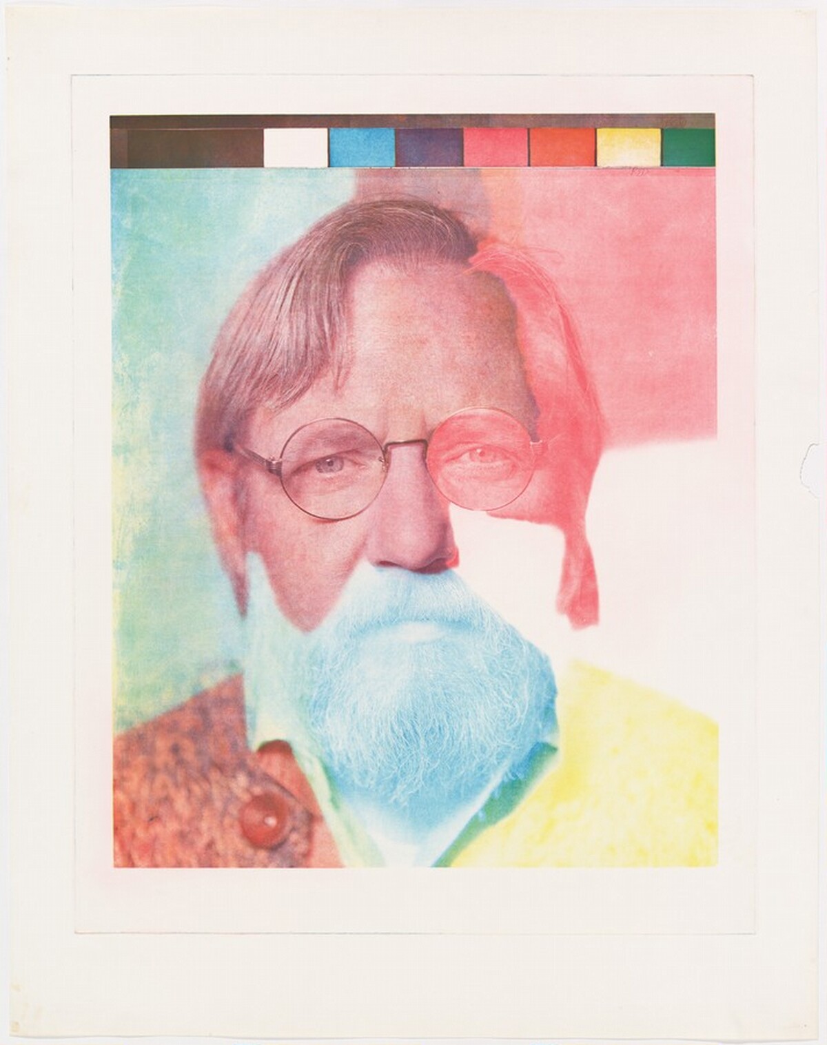 John (proof for unpublished print) by Chuck Close