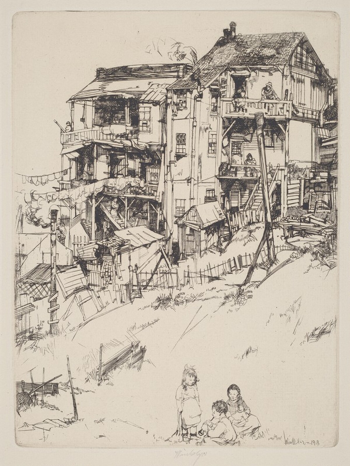 North End of Telegraph Hill by John W. Winkler