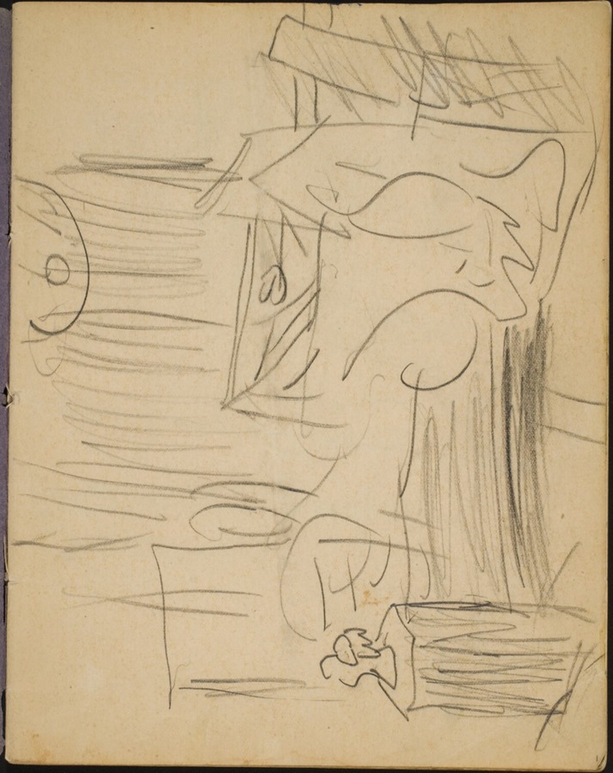 Interieur (Interior) [p. 1] by Max Beckmann