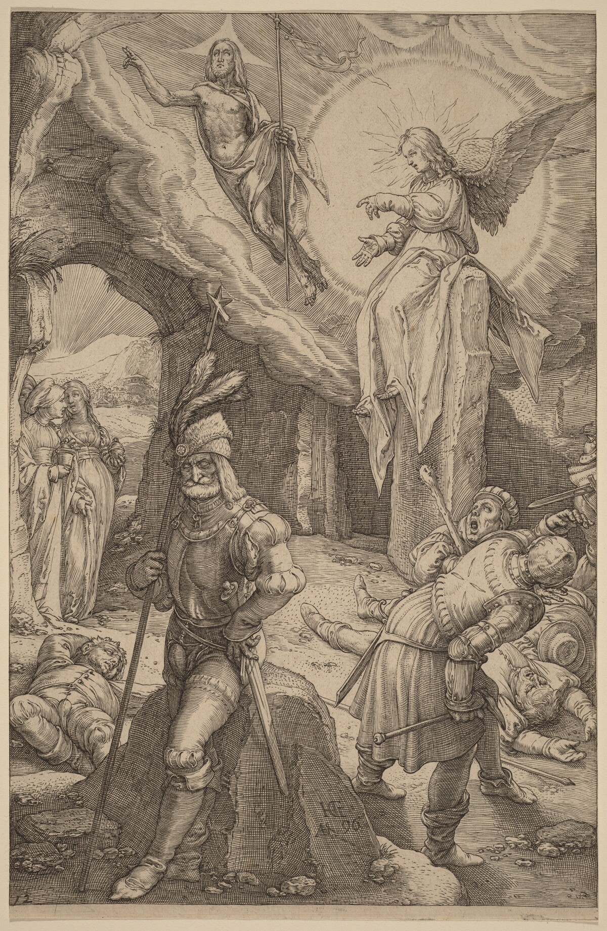 The Resurrection by Hendrik Goltzius