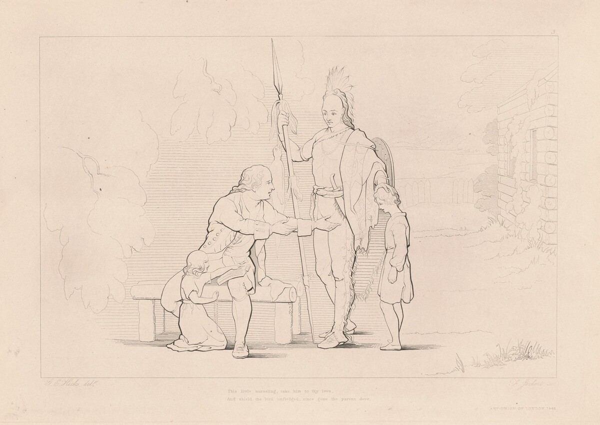 The Little Nurseling, Take Him to Thy Love by Ferdinand Joubert, after George Elgar Hicks