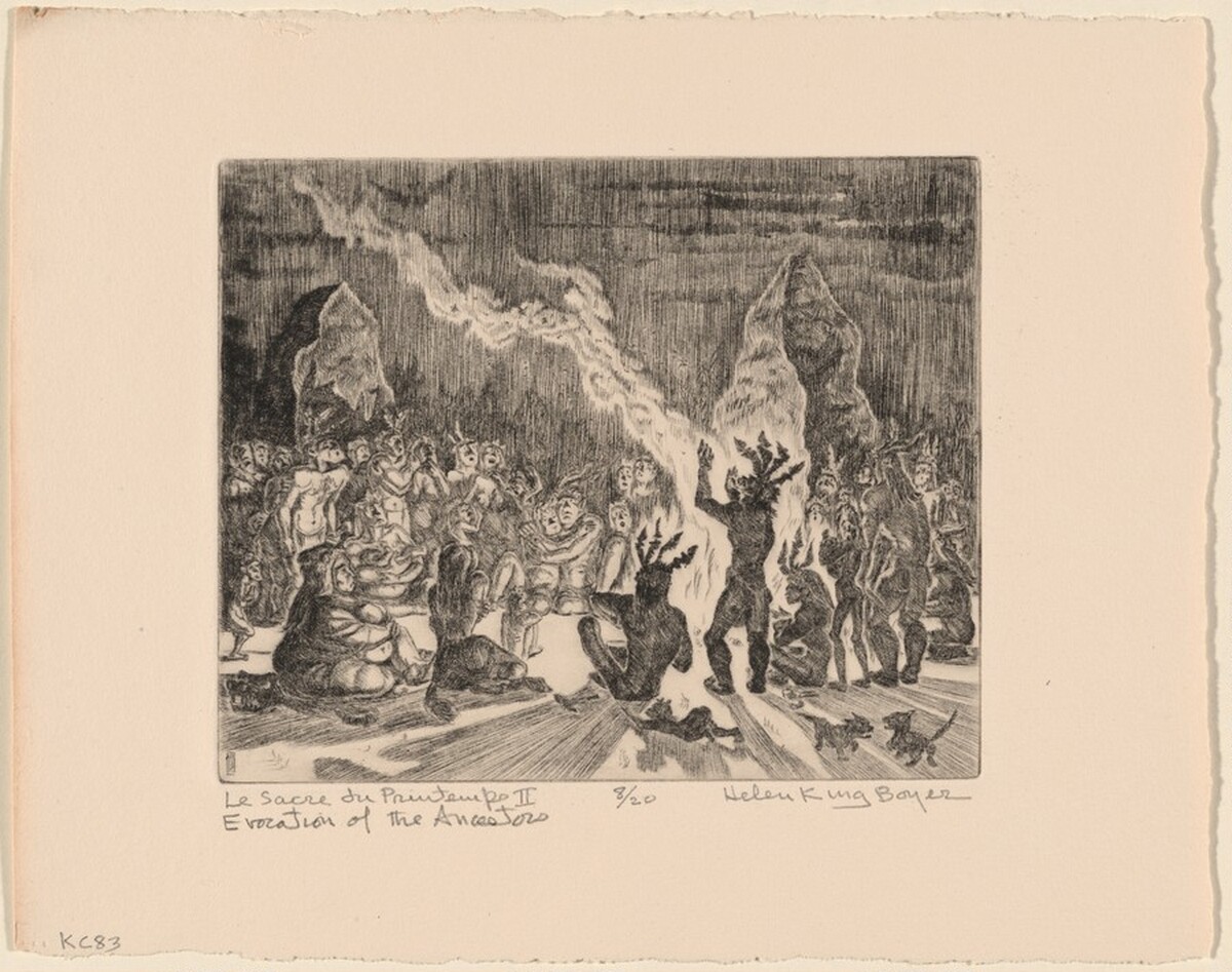 II. Evocation of the Ancestors by Helen King Boyer