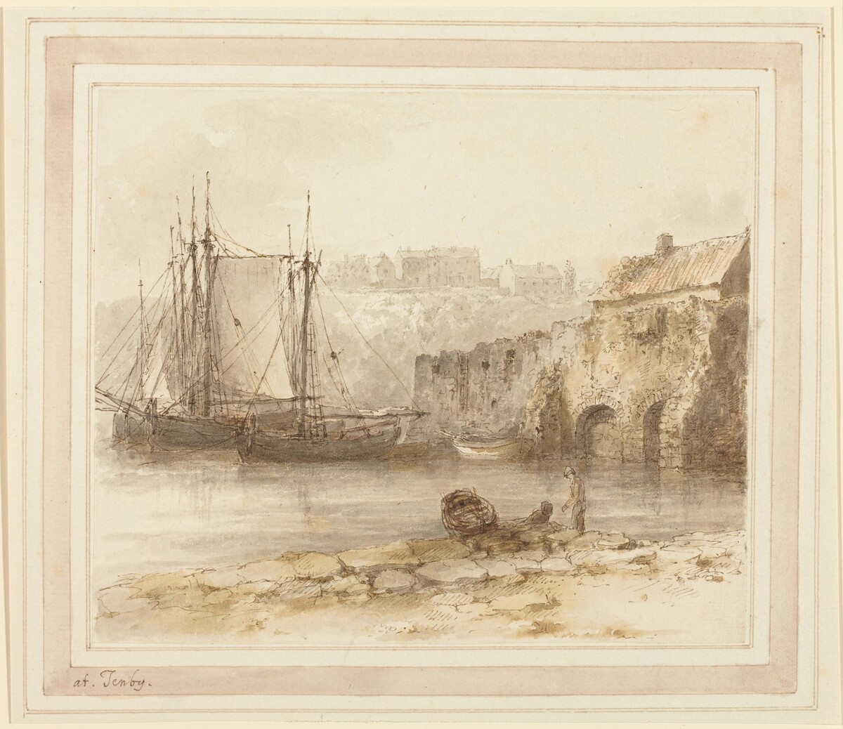 At Tenby by Heneage Finch 4th Earl of Aylesford