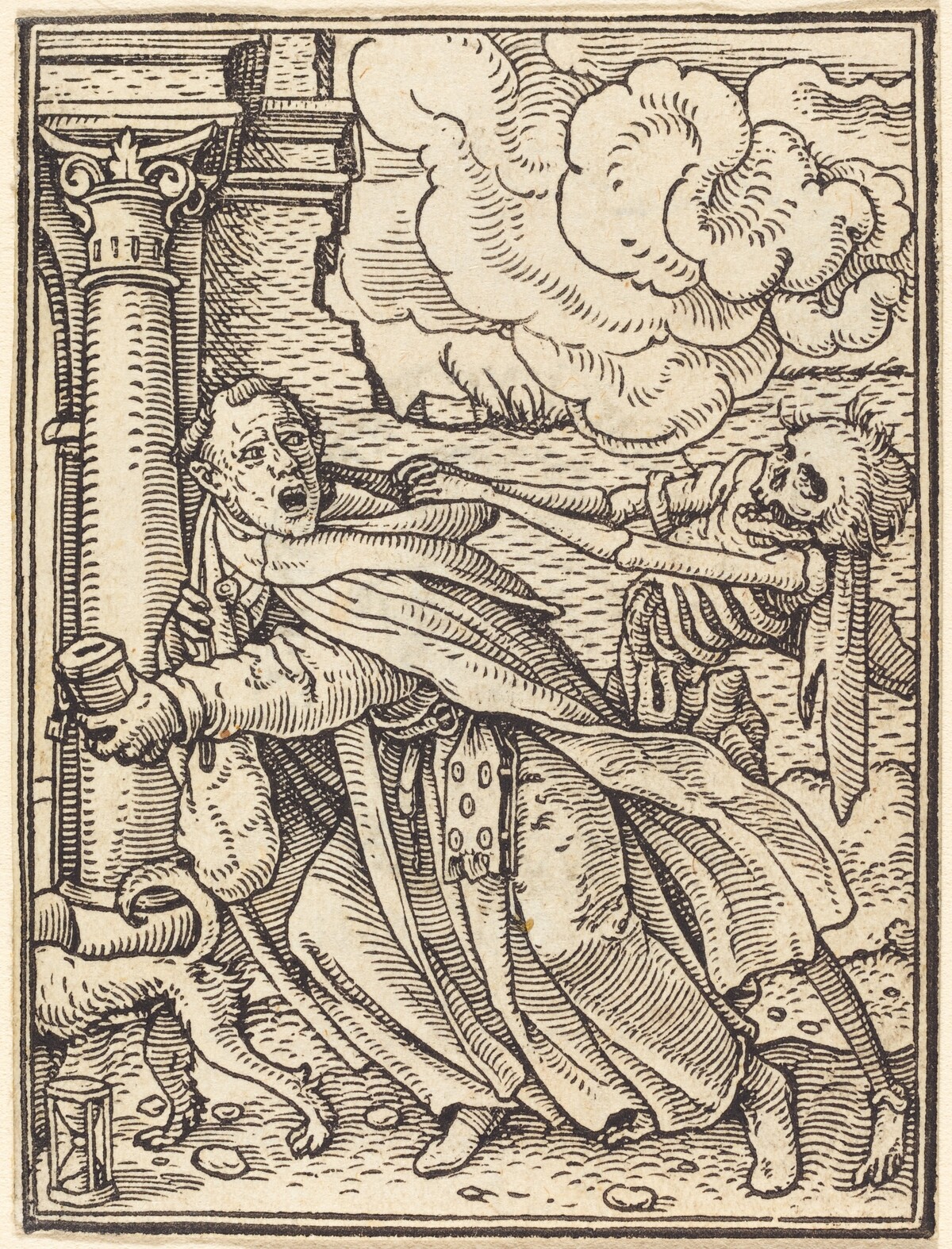 The Mendicant Friar by Hans Lützelburger after Hans Holbein the Younger