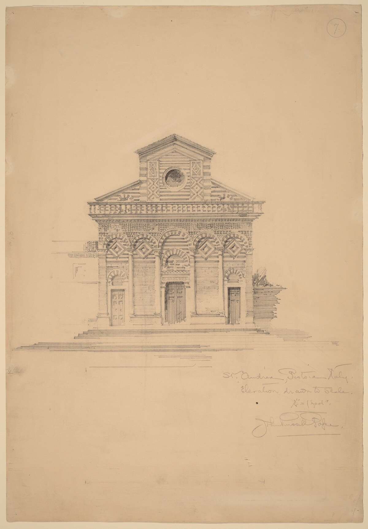 St. Andrea, Pistoia by John Russell Pope