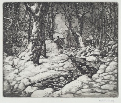 Untitled (Creek Behind the House)