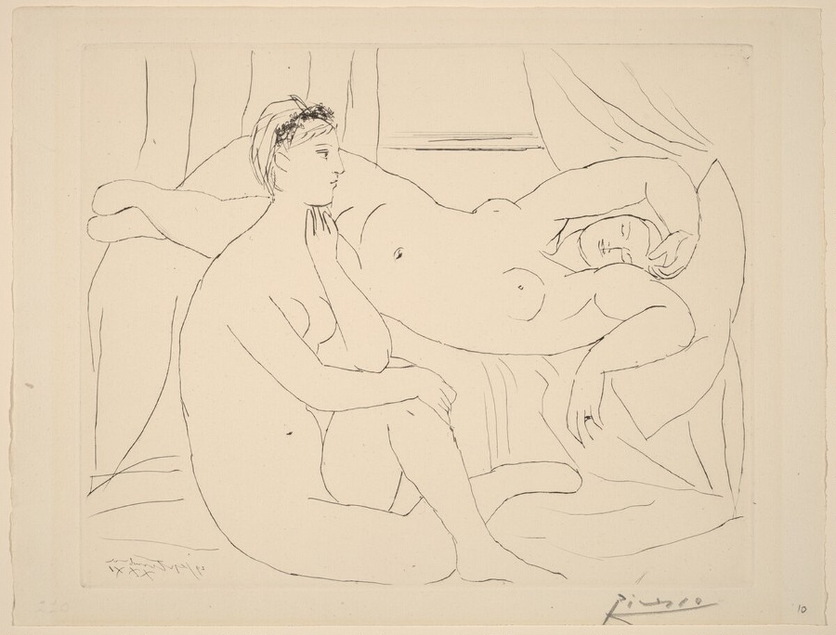 Two Nudes Resting (Femmes se Reposant) by Pablo Picasso