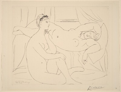 Two Nudes Resting (Femmes se Reposant)