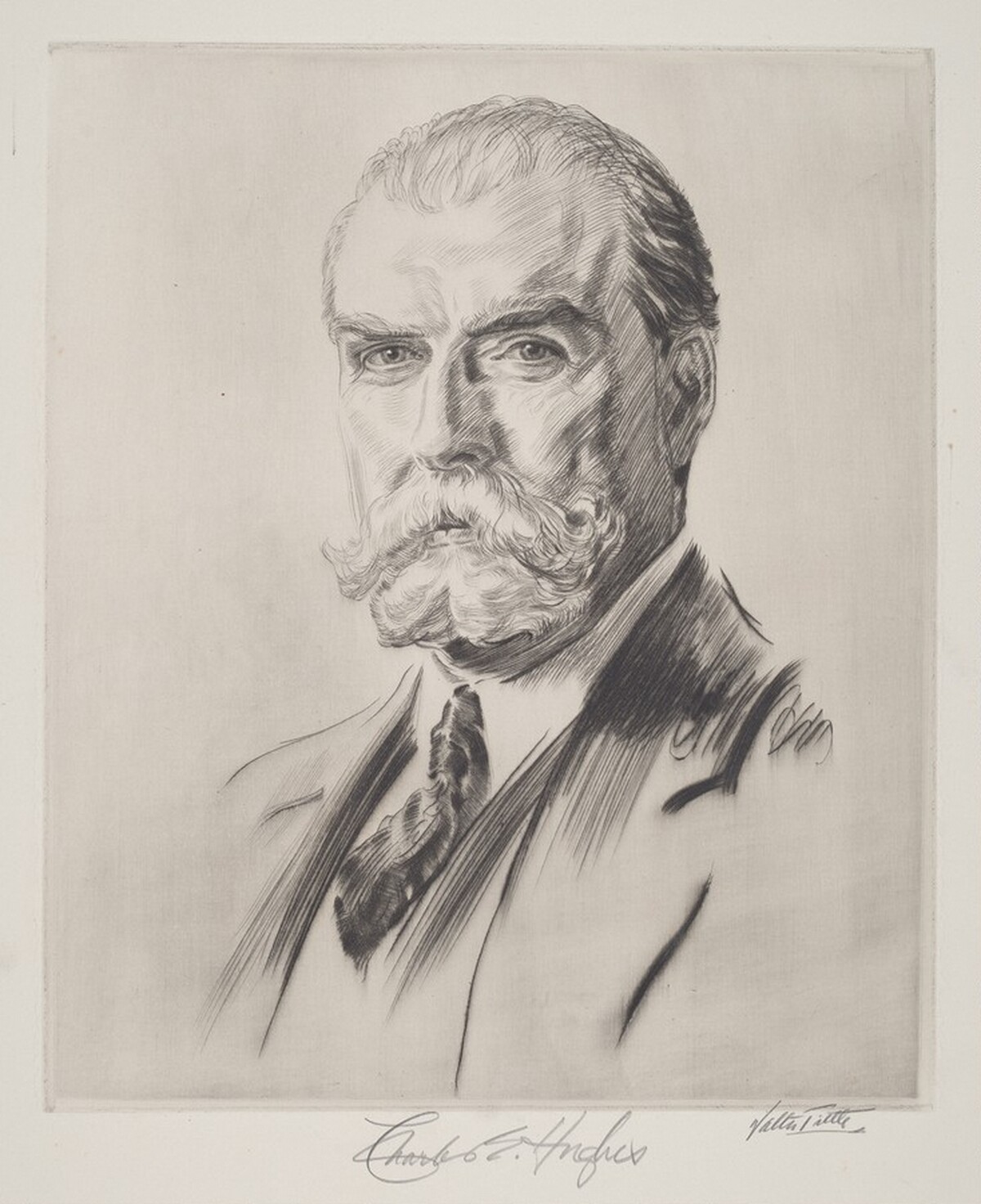 Charles Evans Hughes by Walter Tittle