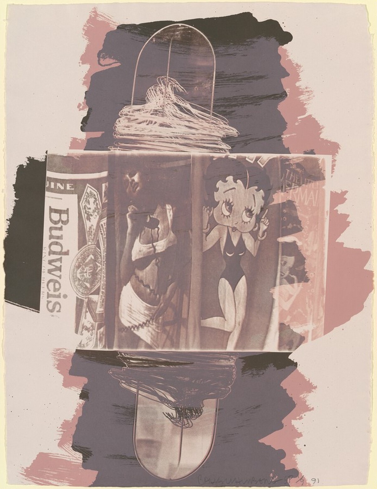 Hollywood Sphinx by Robert Rauschenberg