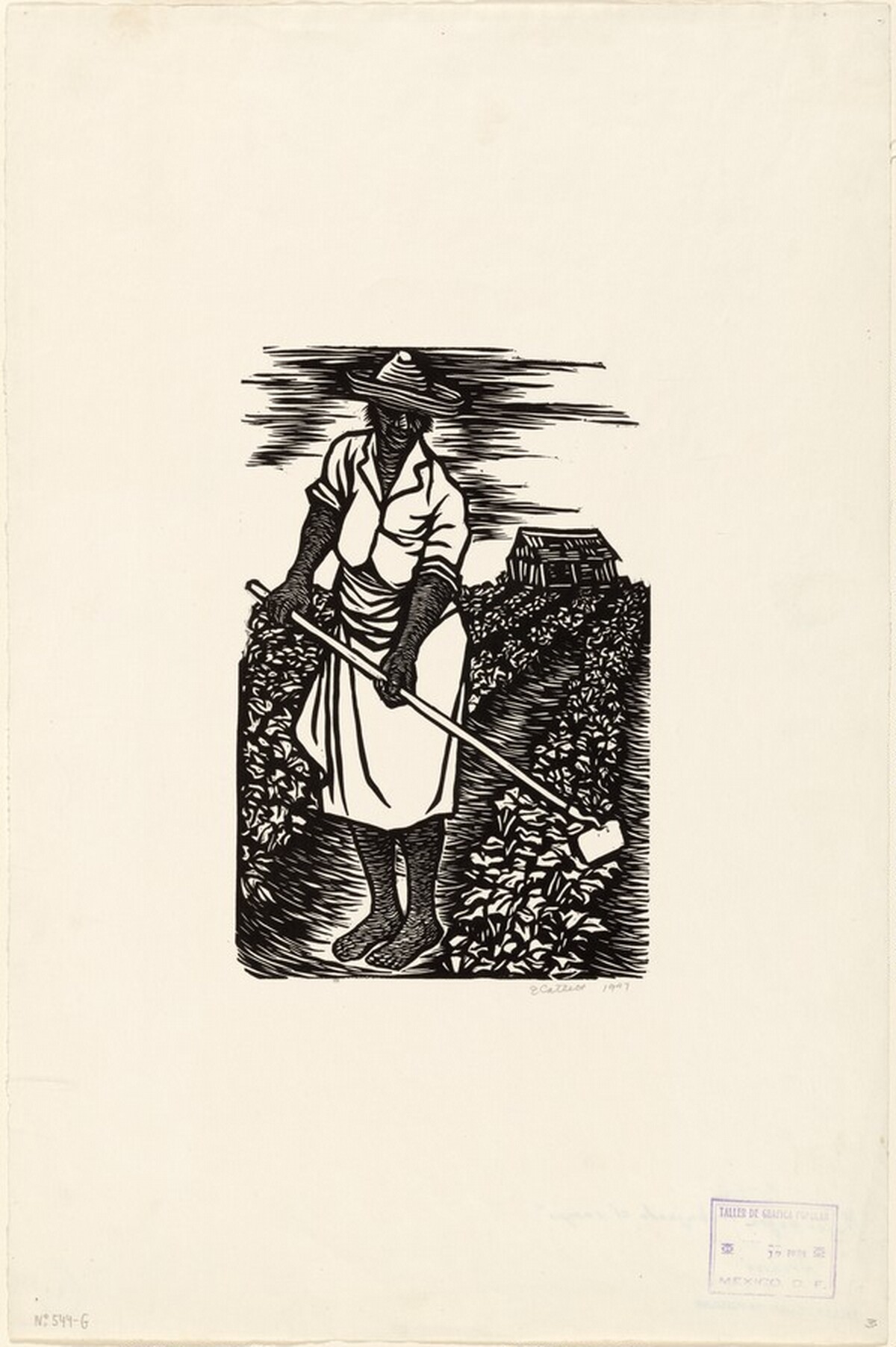 In the Fields by Elizabeth Catlett