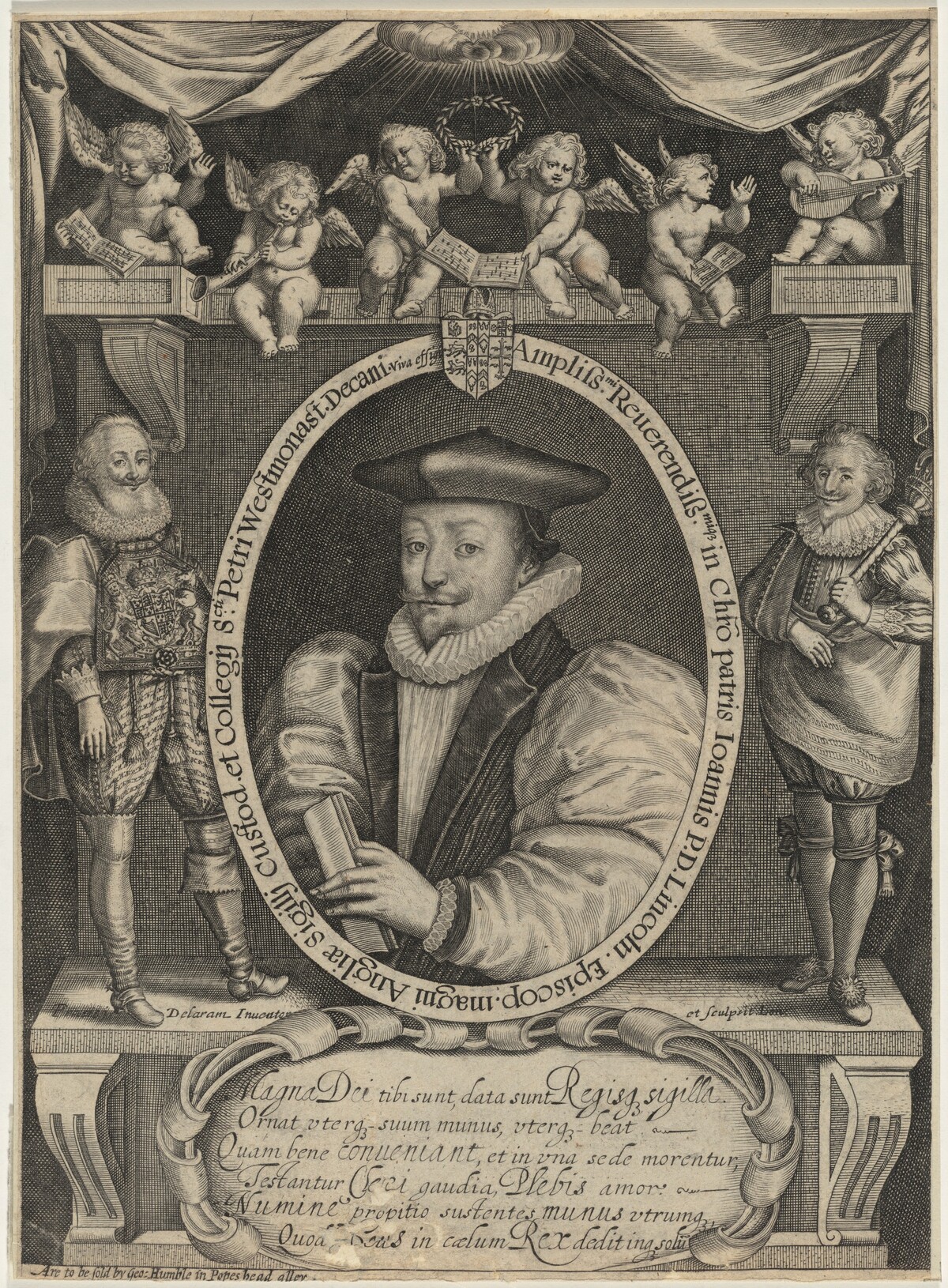 John Williams, D.D., Archbishop of York and Lord Keeper by Francis Delaram