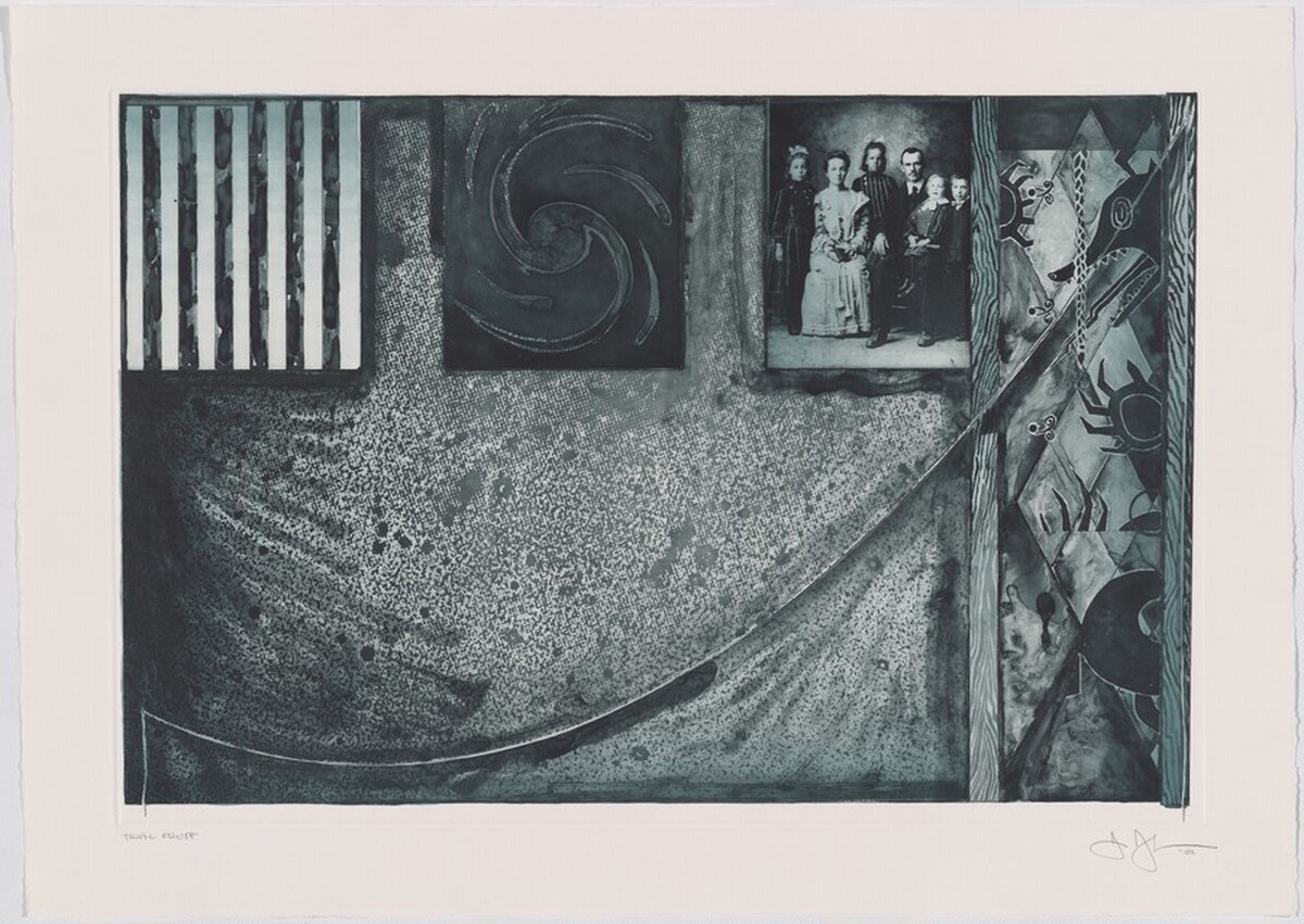 Untitled [trial proof] by Jasper Johns