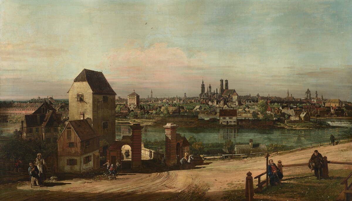 View of Munich by Bernardo Bellotto and Workshop