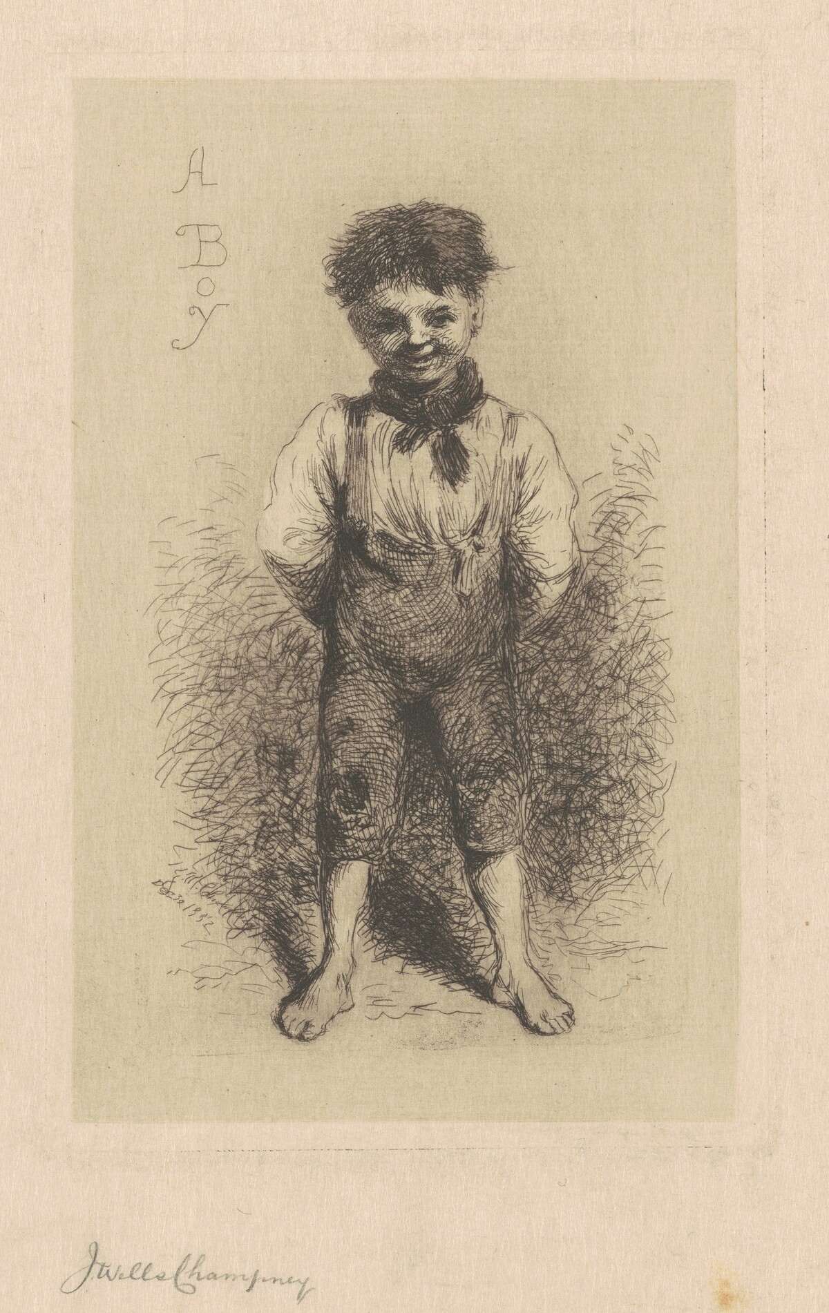A Boy by James Wells Champney