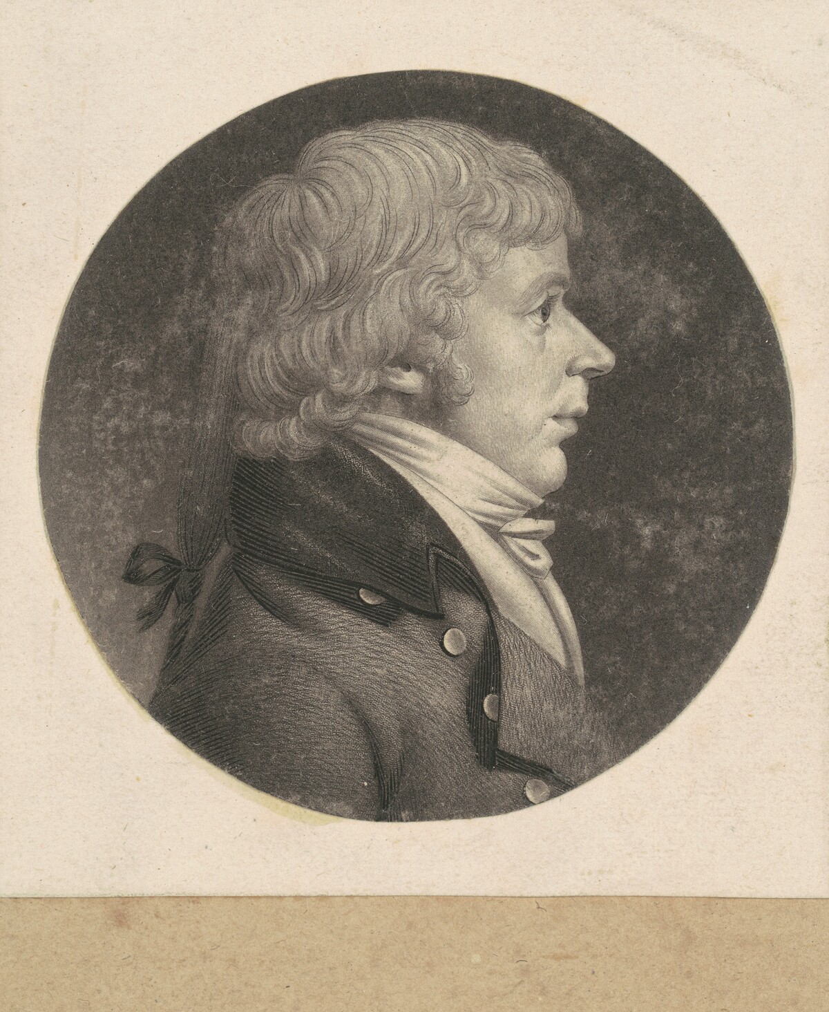 Unidentified Man by Charles B. J. Févret de Saint-Mémin