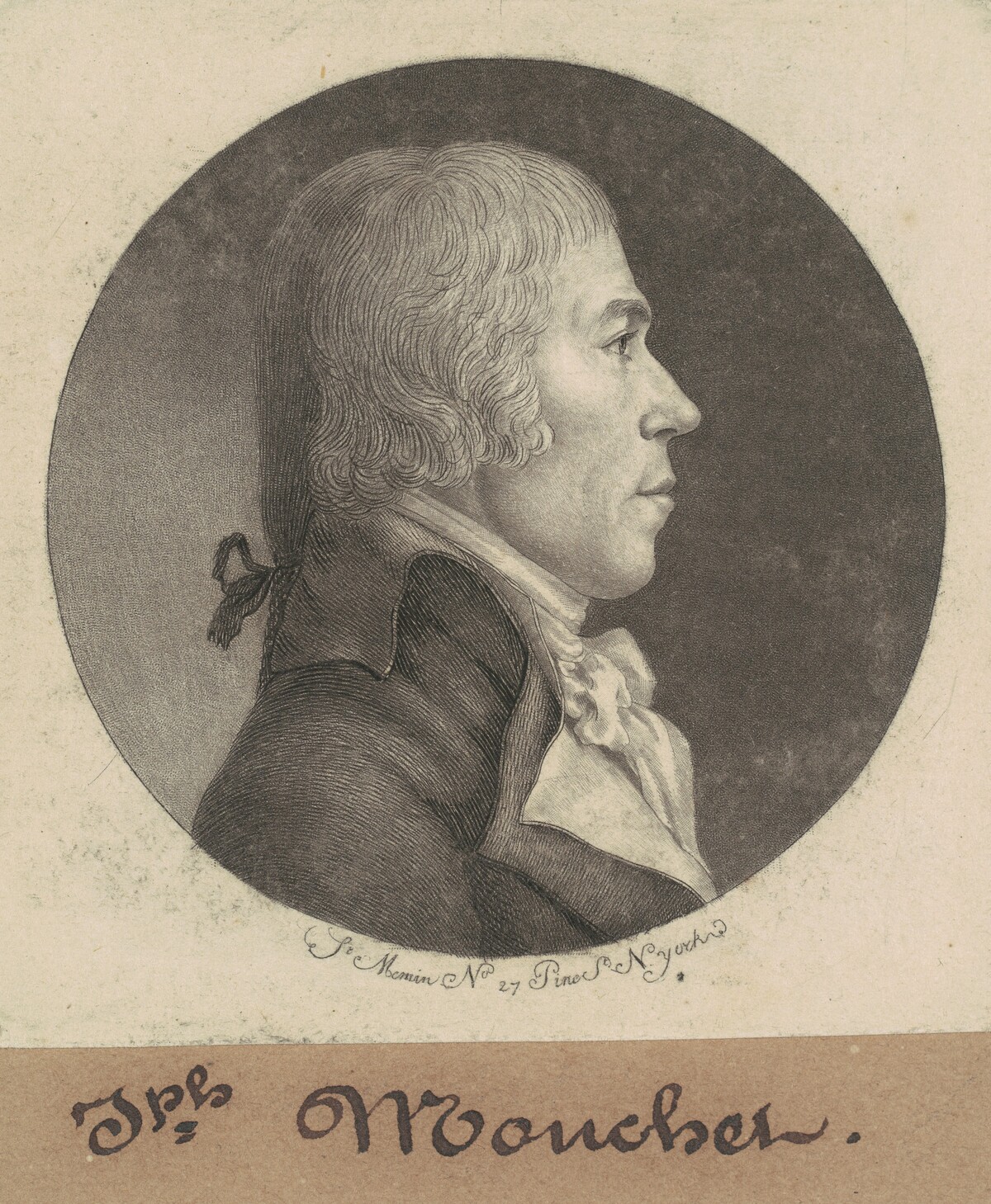 Joseph Mouchet by Charles B. J. Févret de Saint-Mémin