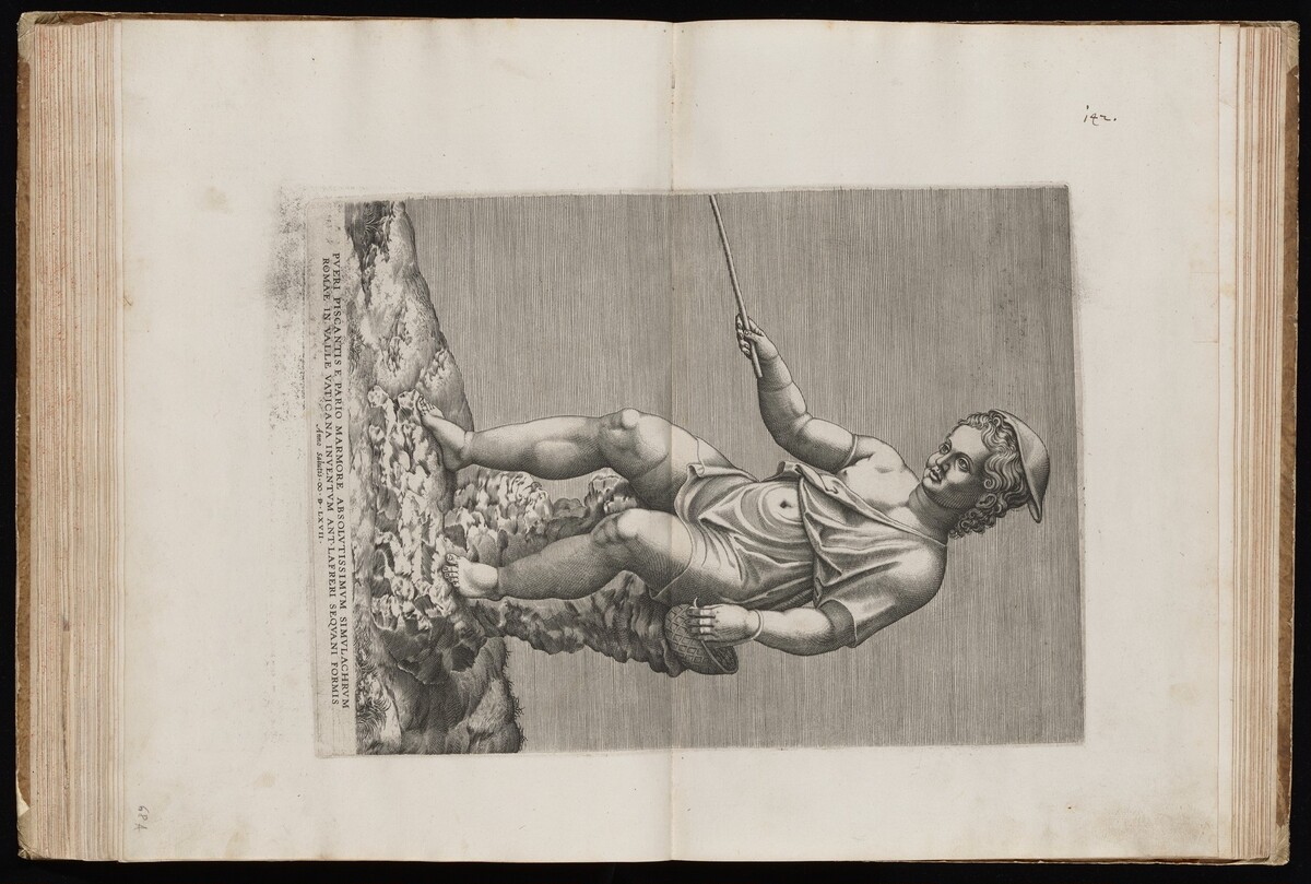 The Little Angler by Italian 16th Century, published by Antonio Lafreri