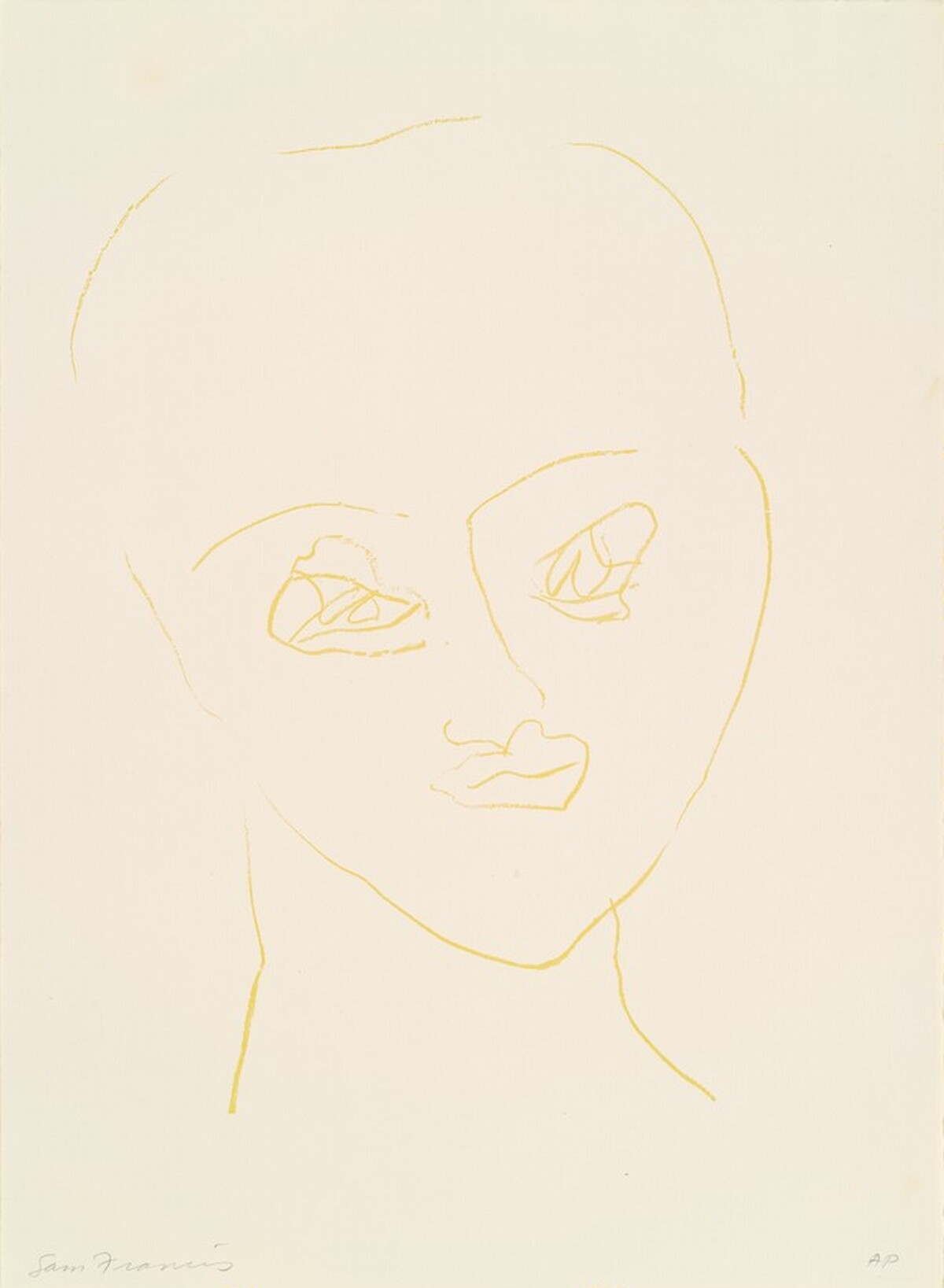 Self-Portrait by Sam Francis