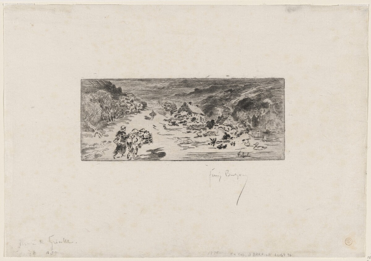 L'Entrée de Landemere (The Hague) by Félix-Hilaire Buhot