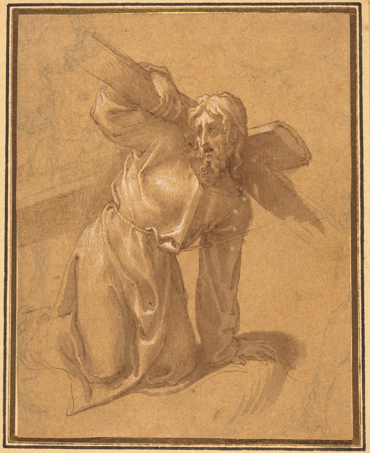 Christ Falling under the Cross by Follower of Francesco Salviati