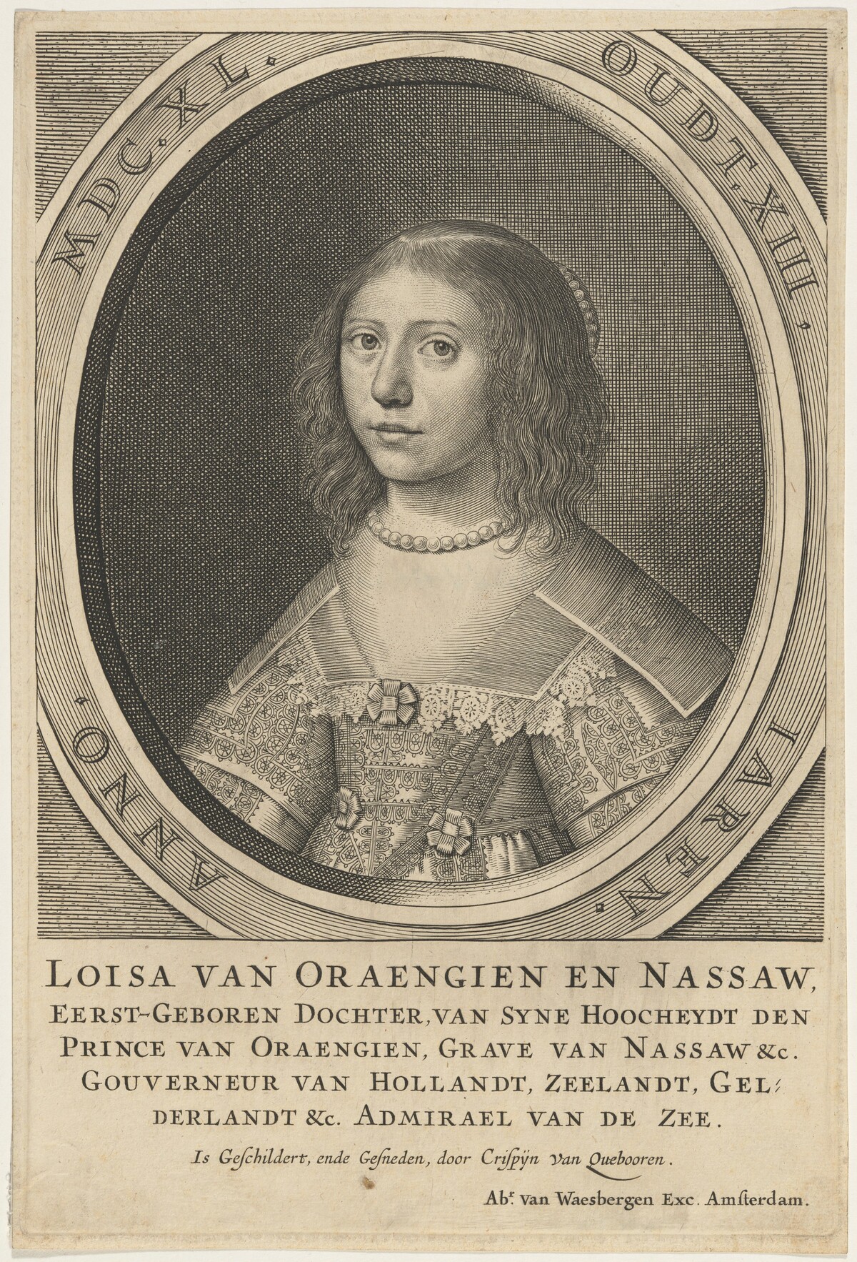 Princess Louisa, Daughter of Henry Frederick by Crispyn van den Queboorn