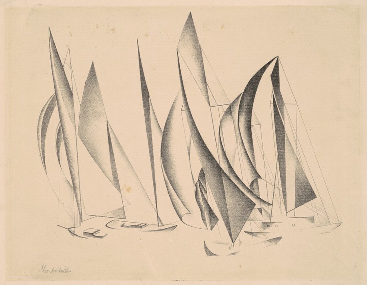 Yachts by Charles Sheeler