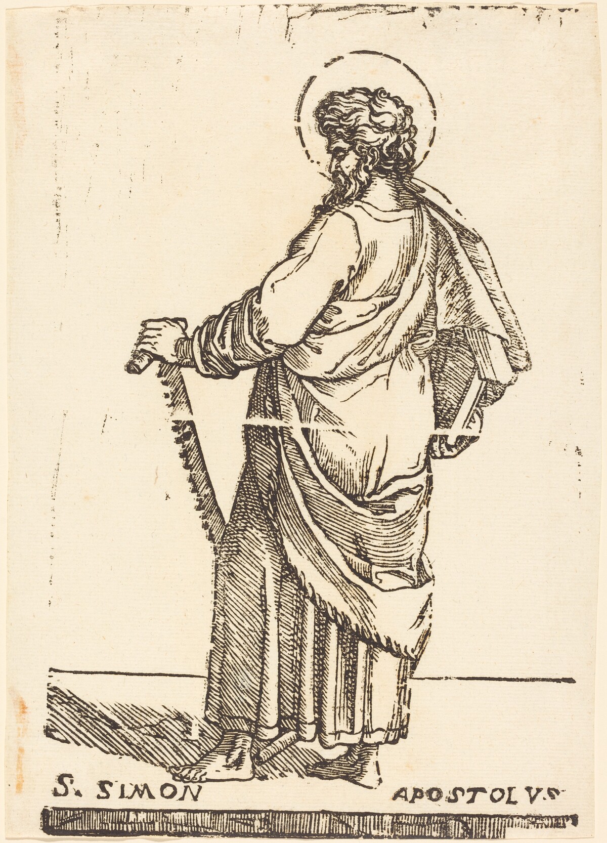 Saint Simon by Italian 16th Century (formerly Jacques Stella)