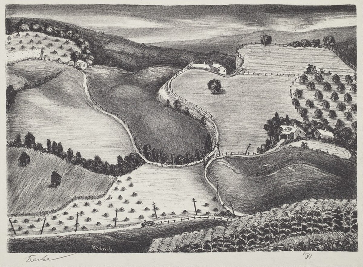 Untitled (Woodstock Landscape) by Herbert Ferber