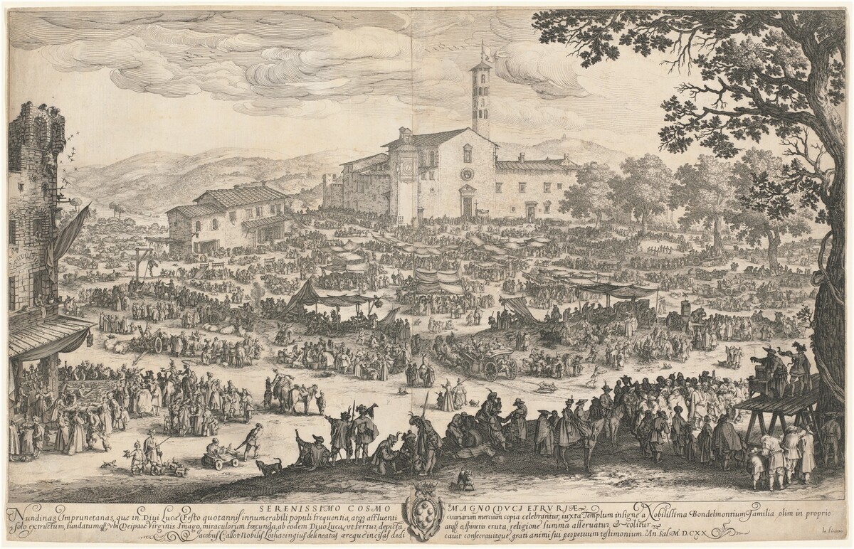 The Fair at Impruneta by Jacques Callot